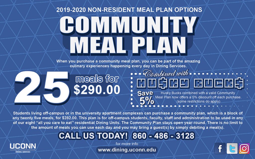 Community Meal Plan | Off-Campus and Commuter Student Services