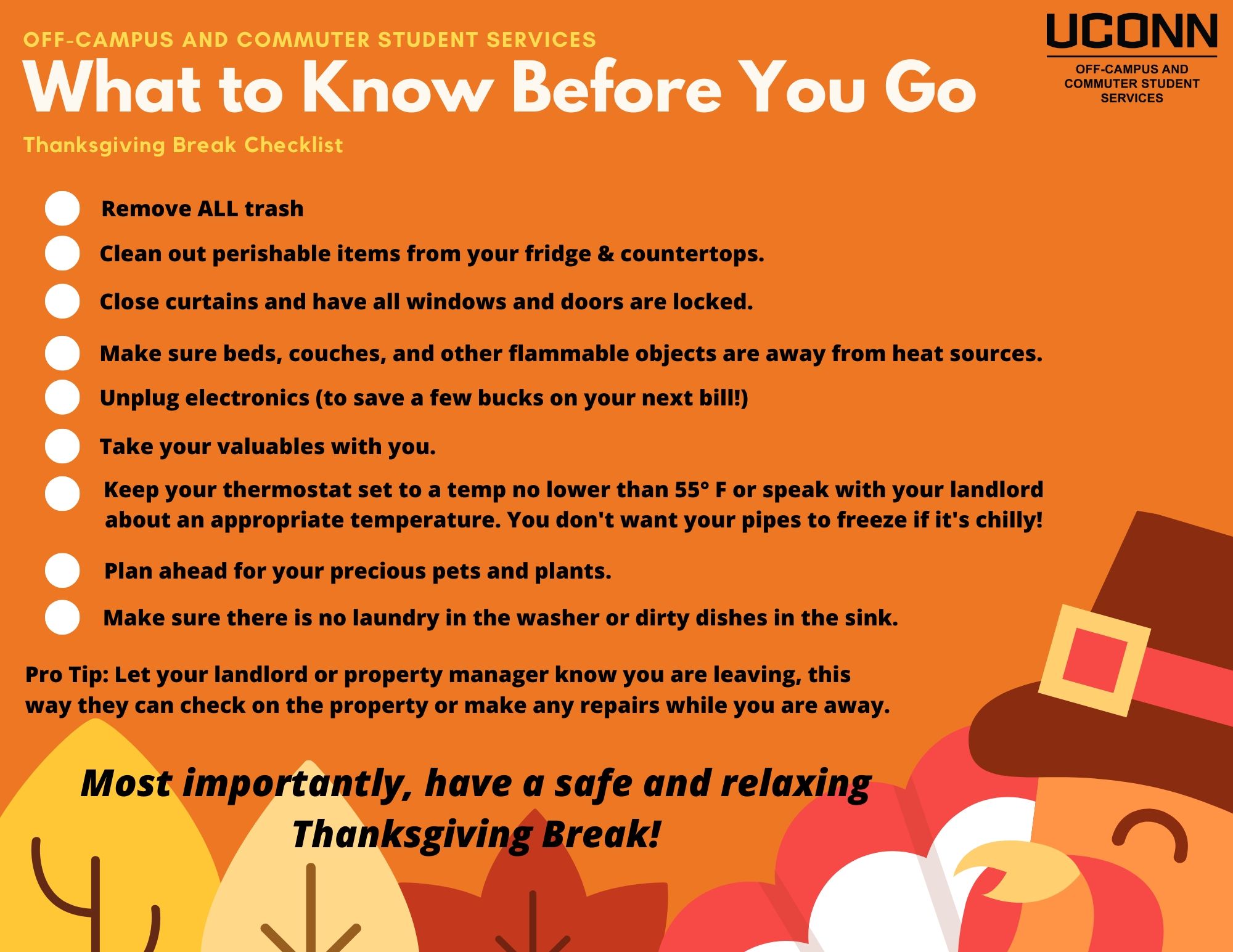 What to Know Before You Go, Thanksgiving Break! OffCampus and