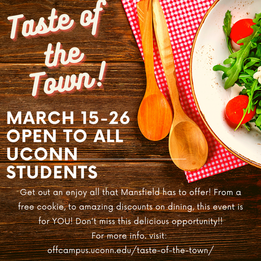 Taste of the Town! OffCampus and Commuter Student Resources